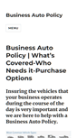 Mobile Screenshot of businessautopolicy.com